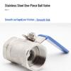 1-Inch 304 Stainless Steel Ball Valve Q11F-16P - Internal Thread Switch, 1P Type, 4 Points