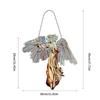 Acrylic Angel Statue Ornament Stained Glass Art Window Hanging Angel Pendant Home Decoration For Courtyard Garden