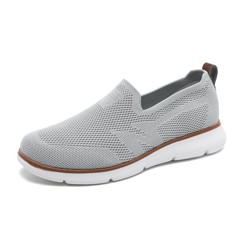 

Новые повседневные мужские туфли с низкой посадкой, летние, весенние, осенние, дышащие, сетчатые, трендовые туфли-лоферы, парусиновые туфли, большой размер 48 39 серый