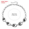 European and American Jewelry, Exaggerated Irregular Black Diamond Y-shaped Necklace, Heavy Metal Party Dress Accessories