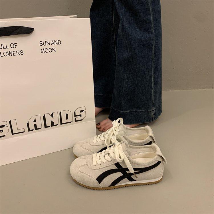 Forrest Gump Shoes Retro German Training Shoes Women's 2025 New Autumn Explosion Super Fire Versatile Flat-bottomed Sports and Leisure Shoes