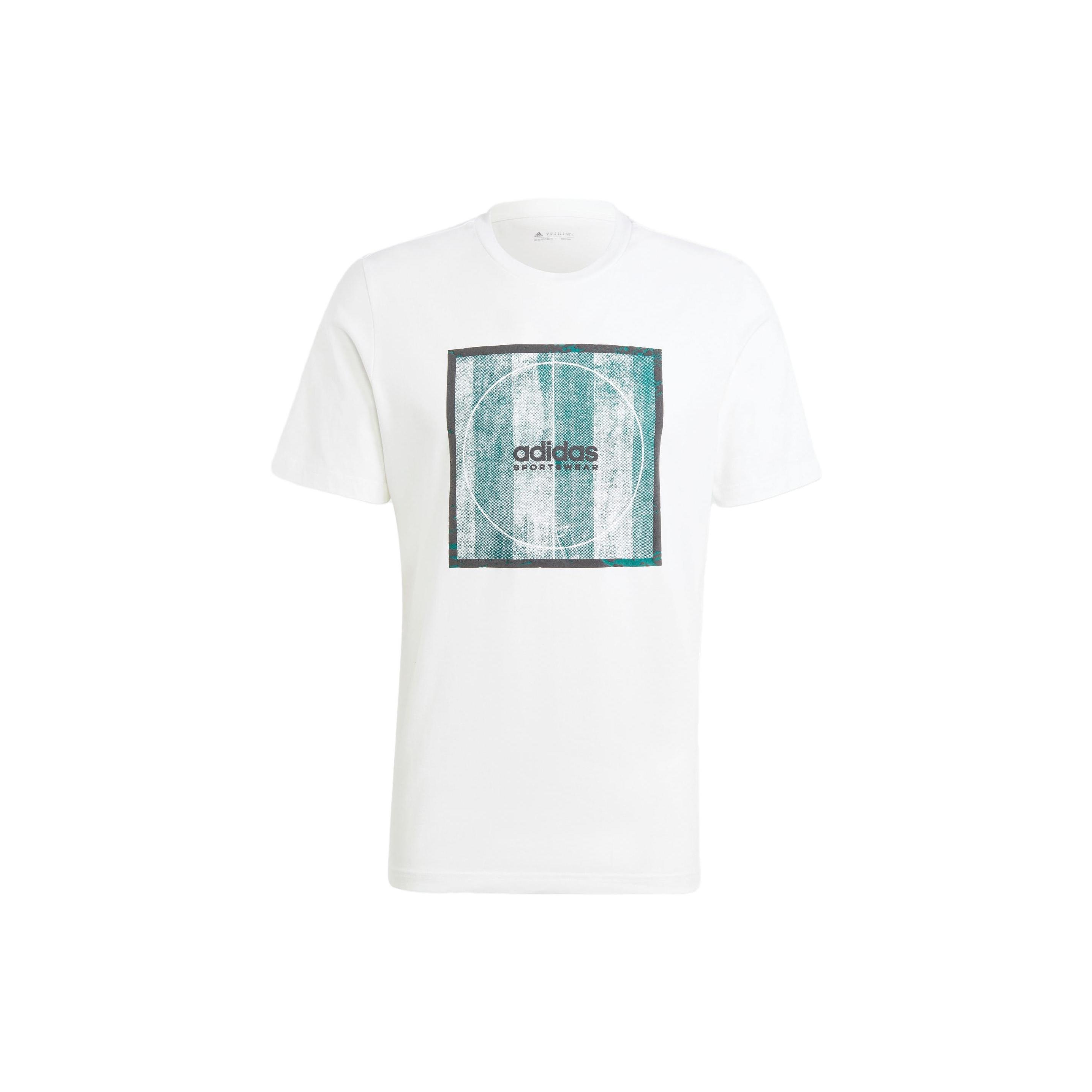 adidas Tiro Box Graphic T-Shirt White Men s II3595 M