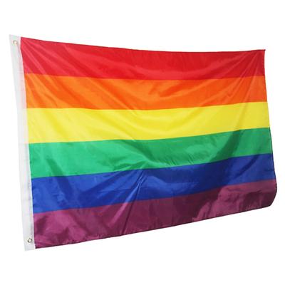 90X150CM Polyester Rainbow Gay Flag of Gay Pride
