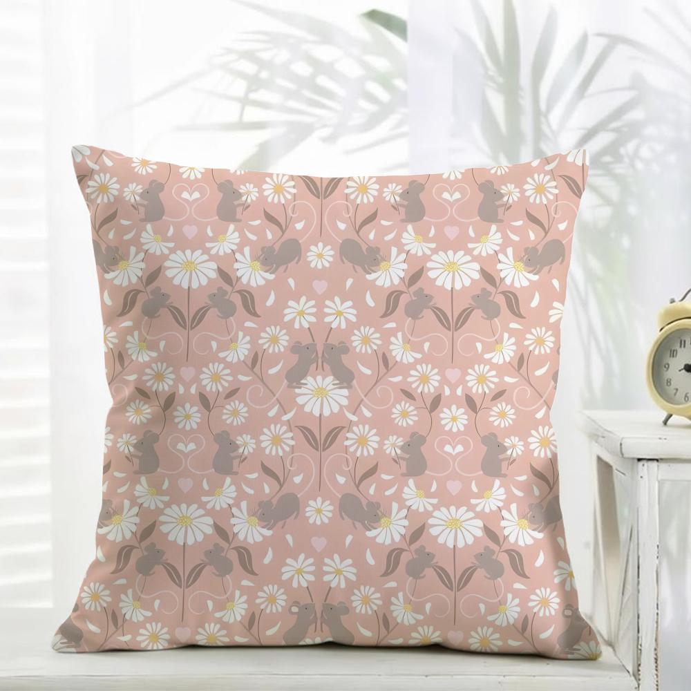 Style Exotic Bohemian Ethnic Style Cushion Cover Daily Washable Linen Pillowcase Soft For Sofa Bed Home Room Decor