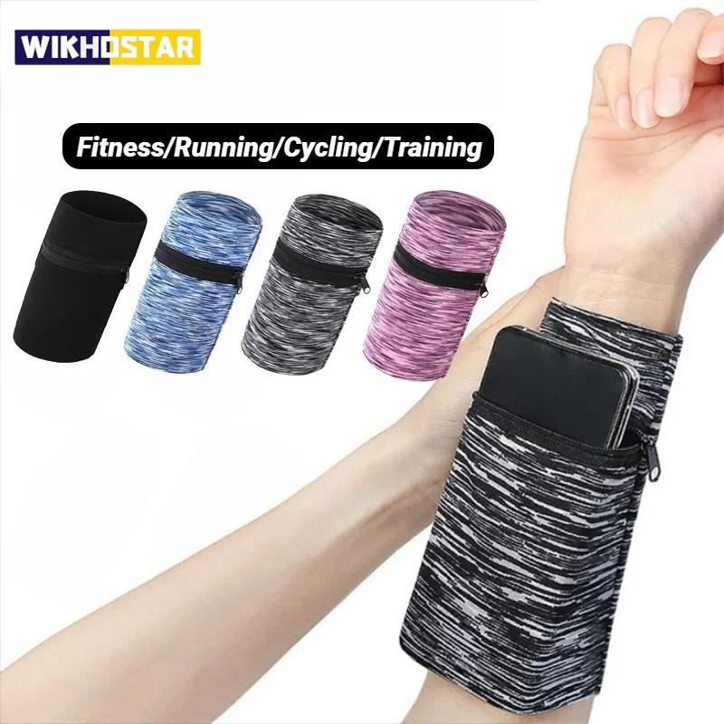 Zipper Running Wrist Bag Lightweight Phone Key Card Pouch Sweatproof Gym Fitness Sports Cycling Armband Arm Bag