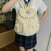 Schulrucksack Koreanische Version Nische Schleife Polka-Dot-Rucksack College-Stil Freizeitreisen Große Kapazität Schüler Schulranzen
