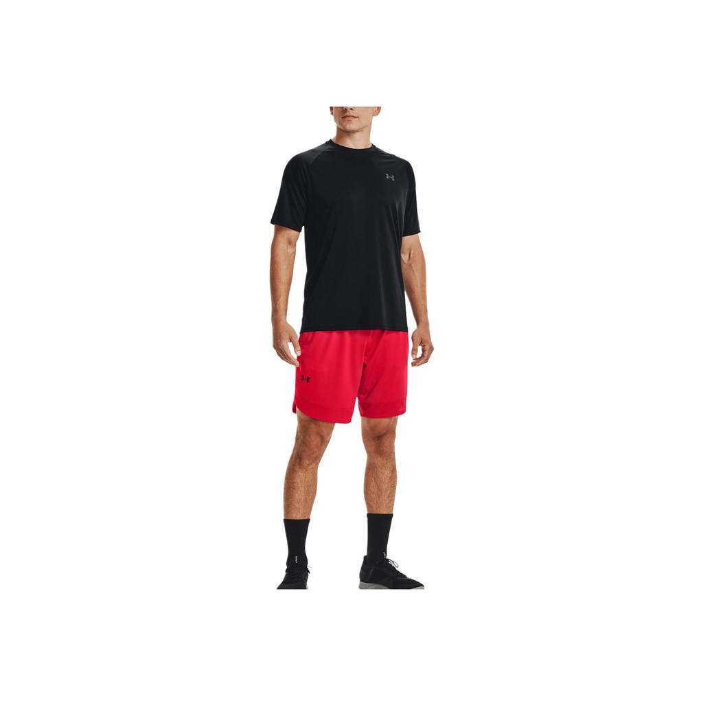 Under Armour Koszulka sportowa treningowa Velocity Męska Topy Czarna 1327965-001