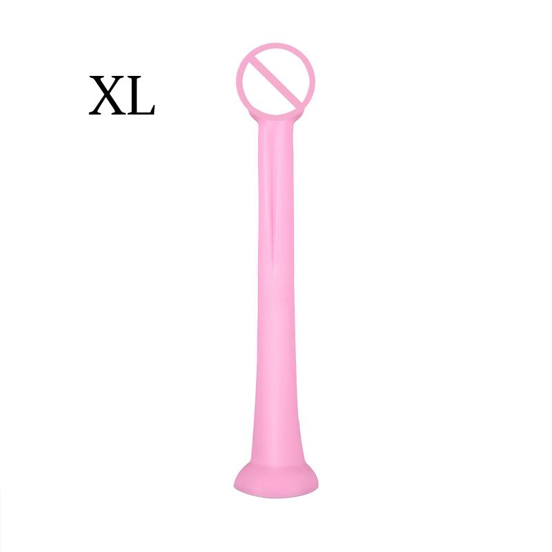 Long Butt Plug Liquid Silicone Anal Plug Big Dildos Stimulate Anus Suction Cup Soft Anal Dilator Penis Sex Toy Dick Sex Products