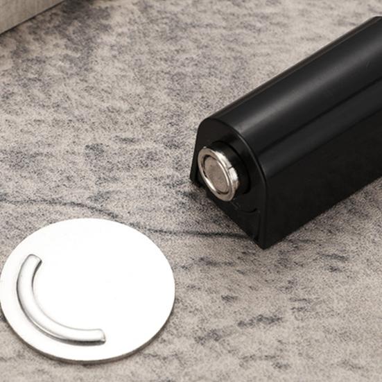 Magnetic Door Stopper Wall Protector No Drilling Anti-collision Windproof Door Catch Holder Heavy Duty Carpet Tile Concrete Wooden Floor Mount