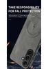 Samsung Galaxy S26/S26 Plus/S26 Ultra Nappa Leather Case with Magnetic and Full Coverage Drop Protection
