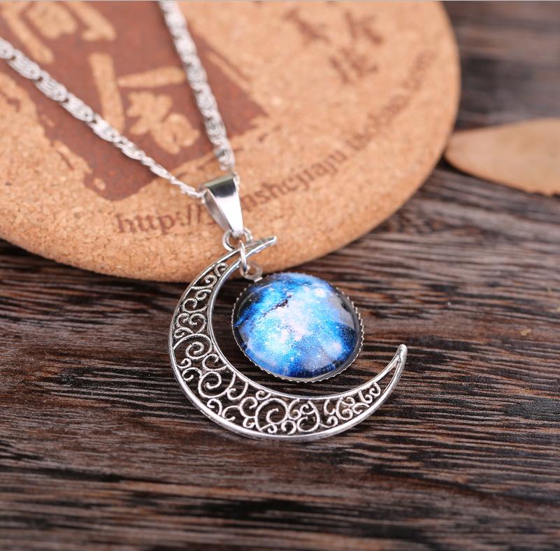Direct Necklace Star Moon Necklace Time Gem Star Necklace X002