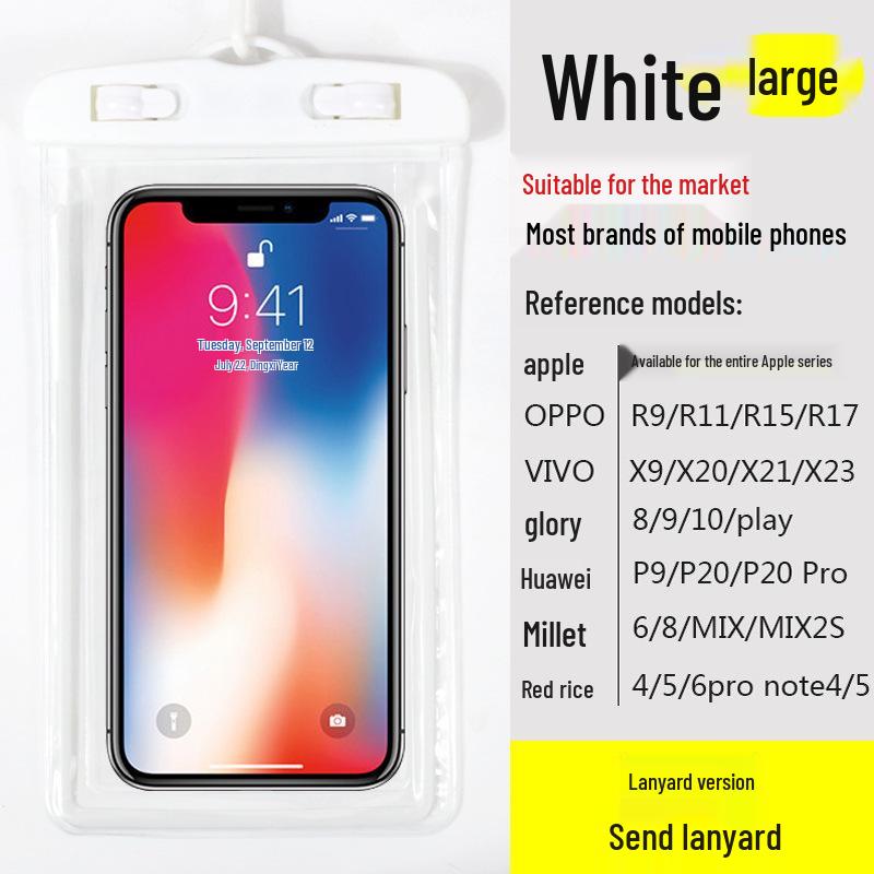 Outdoor Waterproof Phone Bag: Touchscreen Compatible for Swimming & Diving One Size
