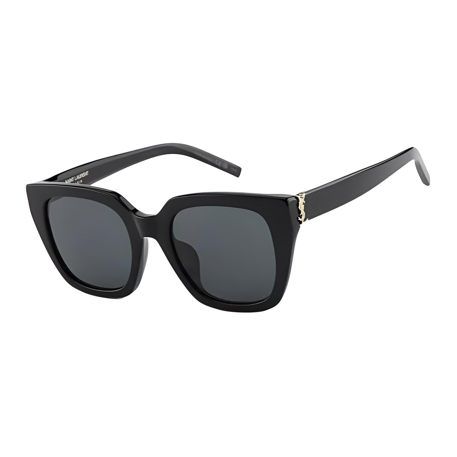 

Saint Laurent Original Design Irregular Frame Sunglasses Women sunglasses Black SL-M143 Basic Packaging-Eyeglass Case