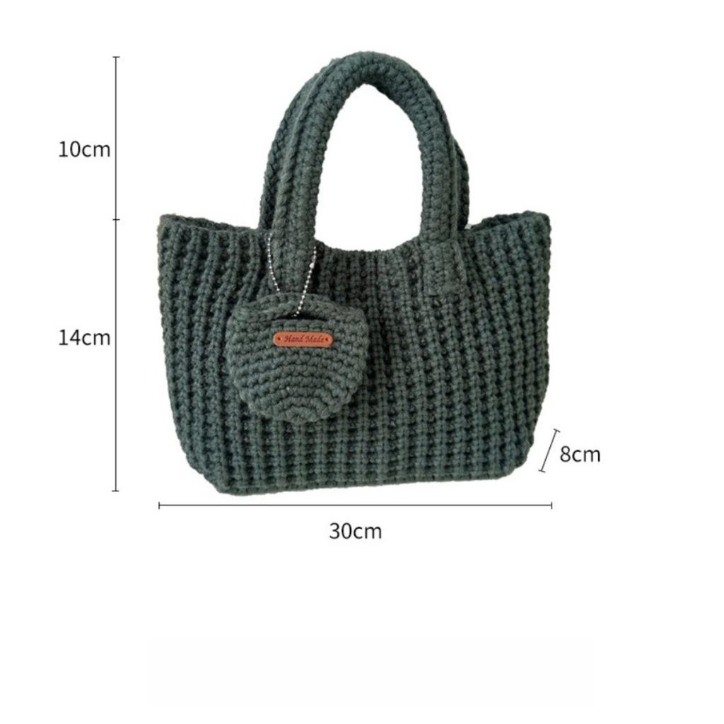 Hand Woven Cute Handbag 30*14*8cm