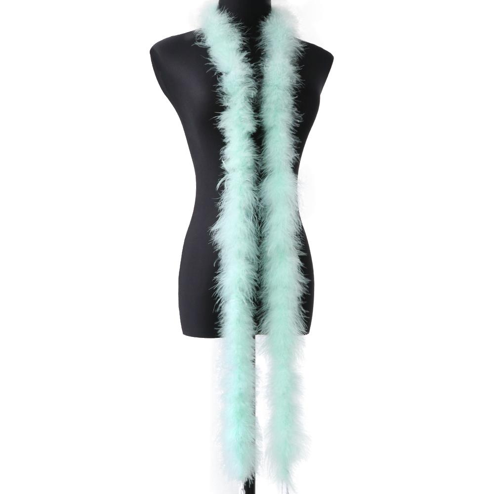 2Meters Baby Pink Marabou Feather Boa Turkey Feathers Ribbon Shawl For Wedding Dress Making Decoration Plumes Crafts