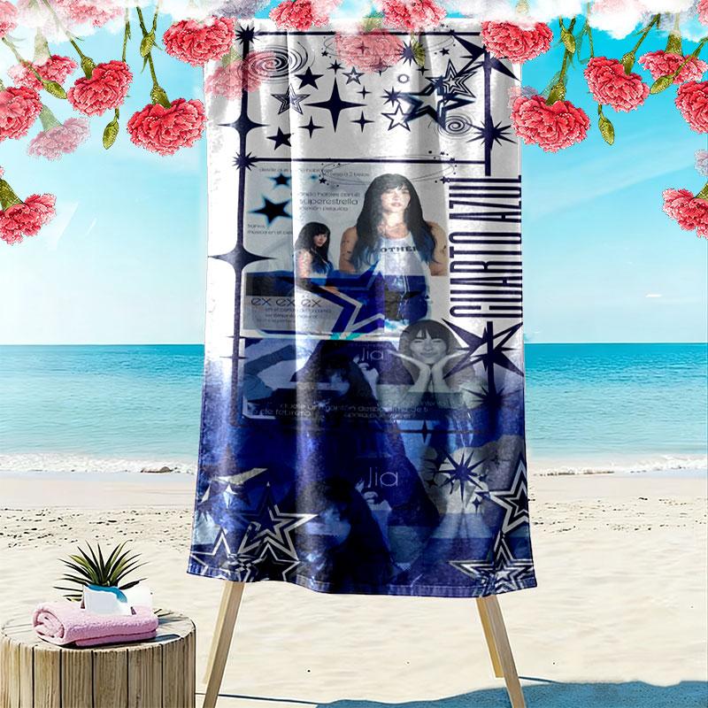 Aitana Print Beach Towel, Large Soft Quick Dry Towel for Beach Camping Swimming