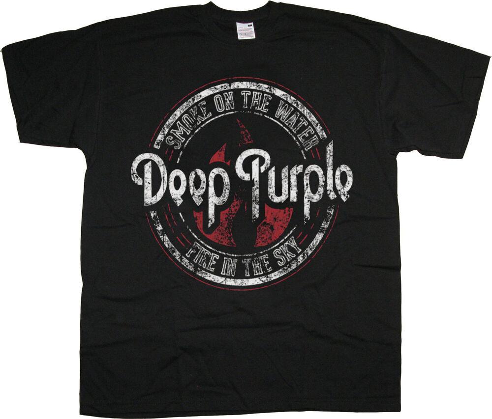 

Футболка унисекс Deep Purple Smoke on the Water с дизайном Rock