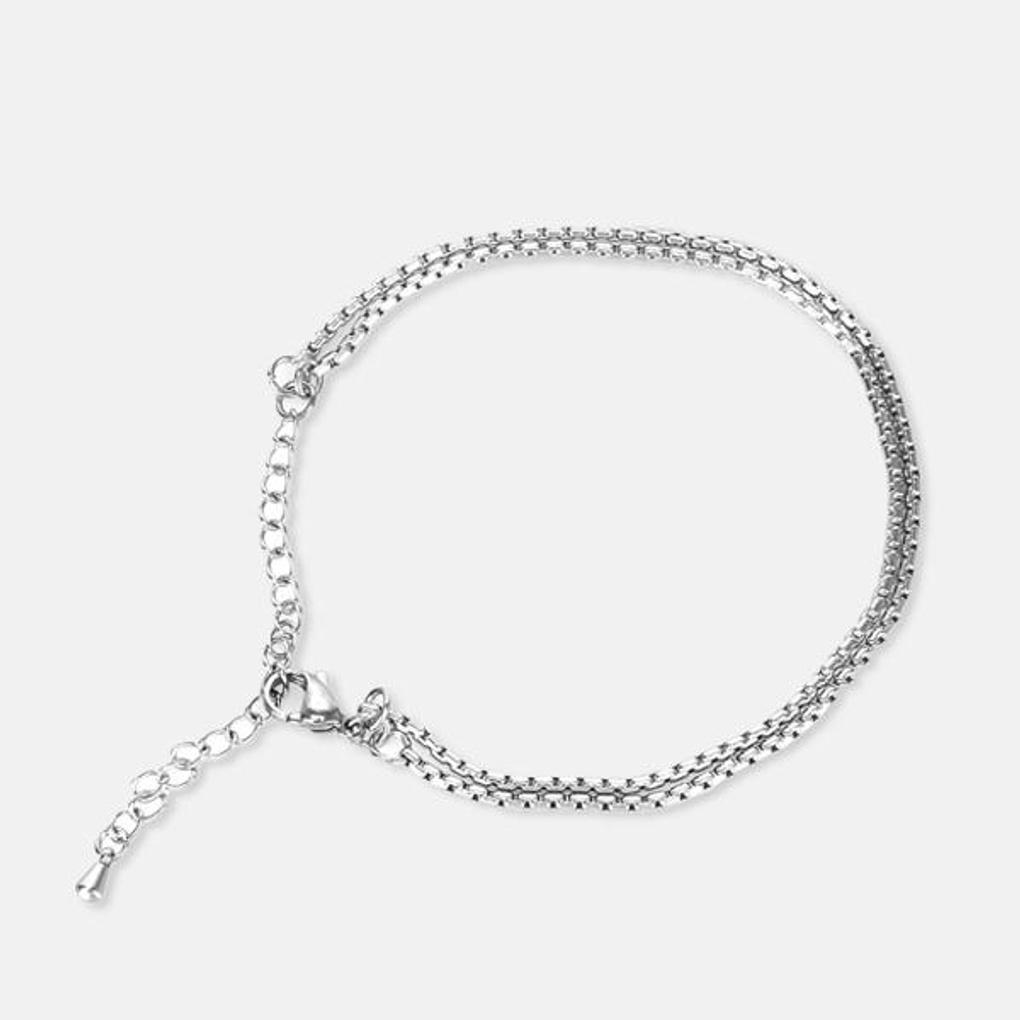 

Bracelet 1COLOR Surgical Steel Chain Men s Women s Couple Accessories 430ZIDA