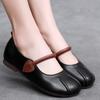 Fashion Women Flats Spring Genuine Leather Comfort Ladies Mary Janes Shoes Footwear Fashion Female Footwear Zapatos De Mujer Plus Size