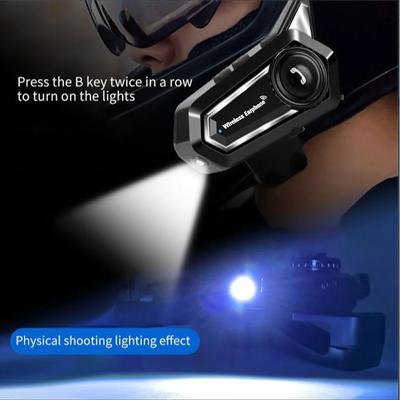 Helmet Headset Intelligent Noise Reduction Waterproof Hands-free Wireless Earphone 500mAh Music Player Speaker For Skiing Riding