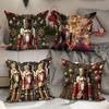 Christmas decoration pillowcase Nutcracker princess pattern is suitable for home room living room sofa cushion cover