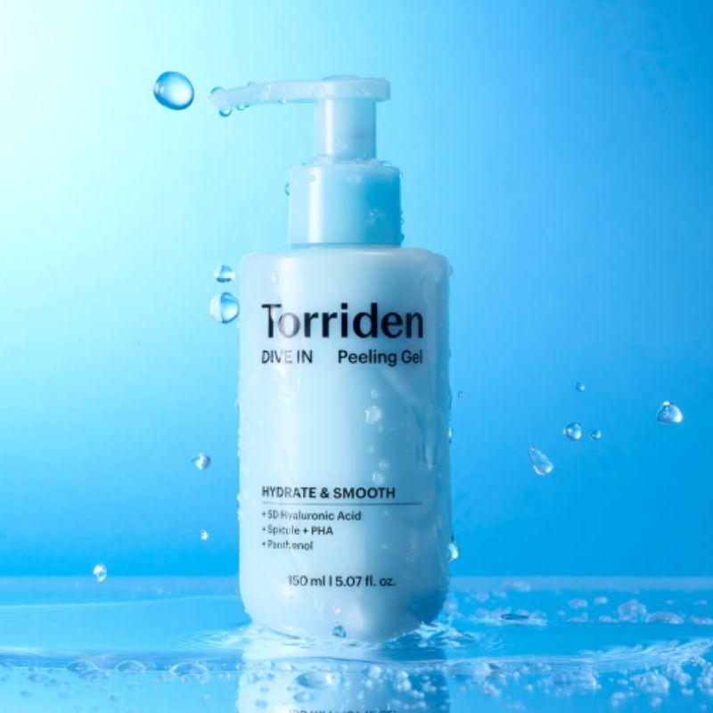Torriden Dive-In Low Molecular Hyaluronic Acid Peeling Gel 150ml – Gentle Hydrating Exfoliator for Smooth & Radiant Skin