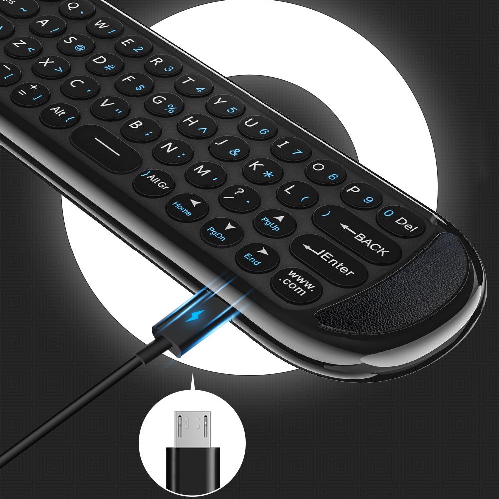 

2.4G Air Mouse Беспроводная клавиатура Беспроводная мышь Голосовое управление ИК обучаемый пульт дистанционного управления для TV BOX Windows Mac-OS Linux