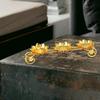 62KD 3 Light Lamp Holder Butter Lamp Candlesticks Ghees Lamp Dinner Table Decorations