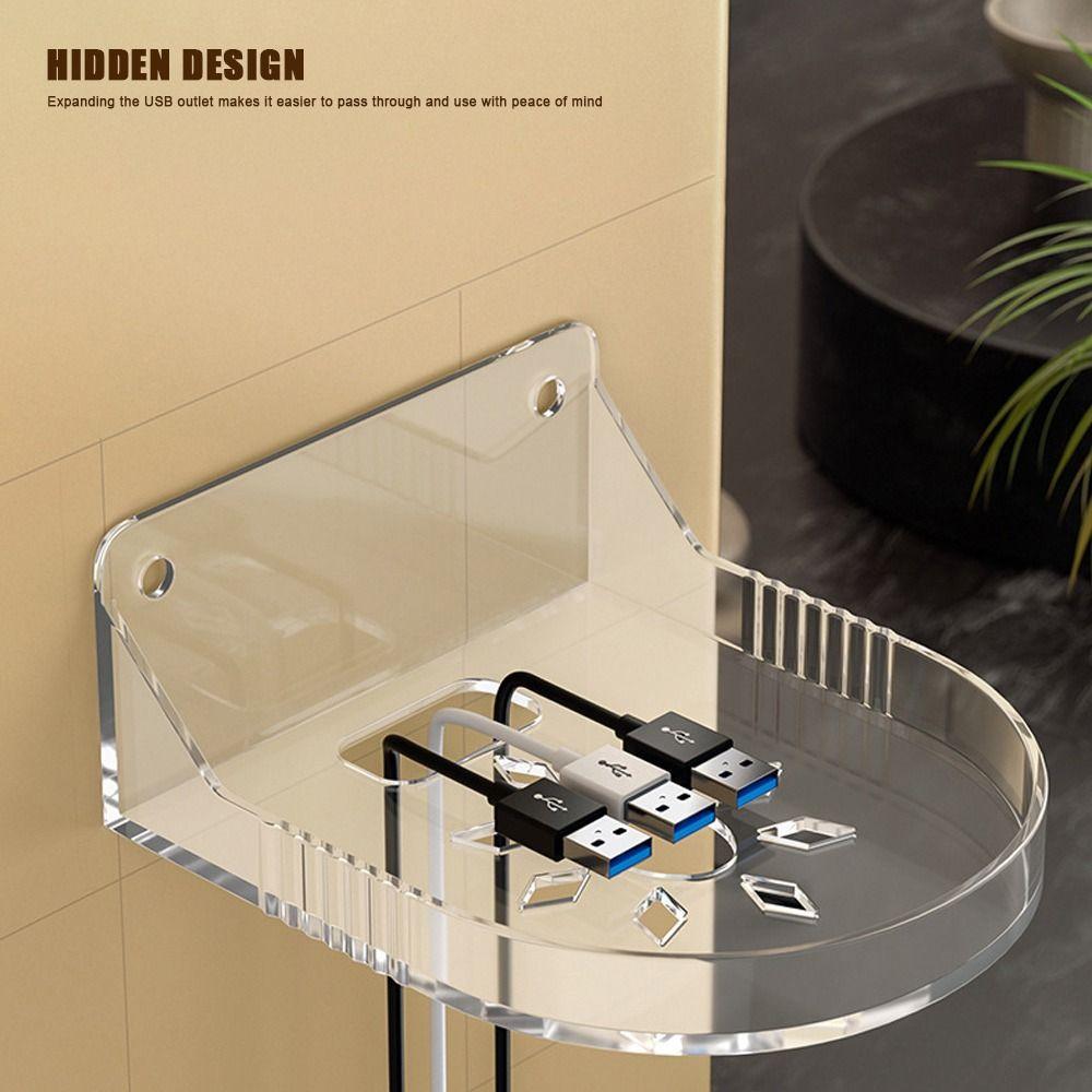 Wall Mounted CCTV Monitoring Bracket Space-saving Surveillance Mount Shelf  Indoor Outdoor Bracket