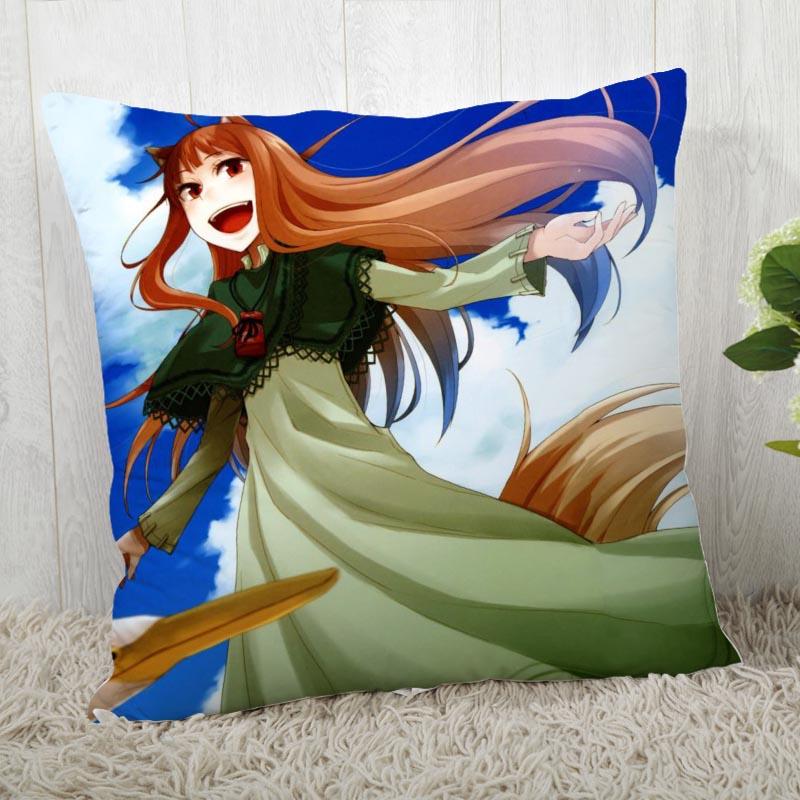 Spice And Wolf Pillow Cover Customize Pillow Case Modern Home Decorative Pillowcase For Living Room 45X45Cm A19.12.13