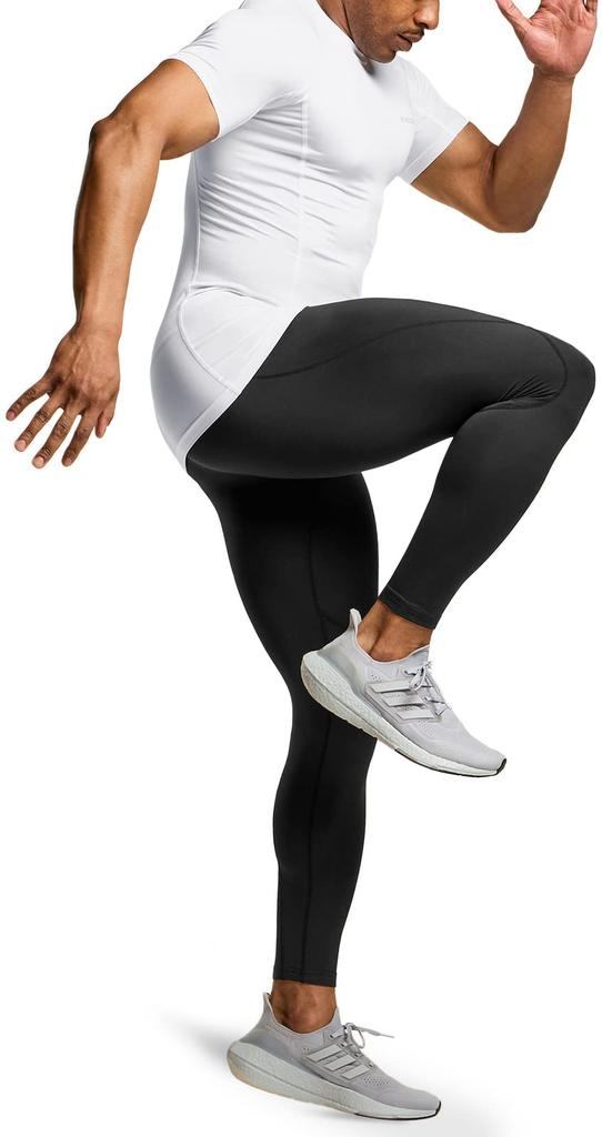 Tesla Short Sleeve Compression UV Compression Perfect for Base and Size Men's Undershirt, Protection, Sweat-Wicking, Quick-Drying, Shirt, Running,