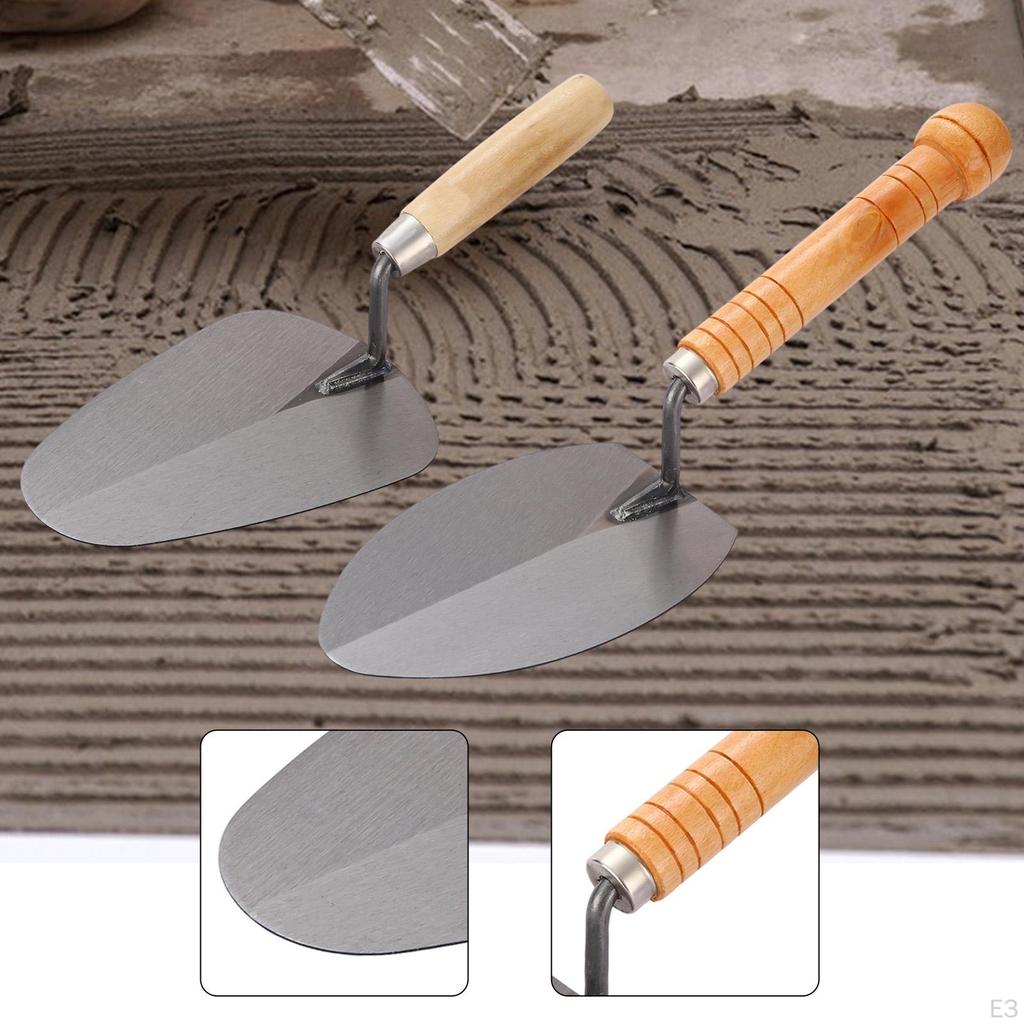 Concrete Trowel Brick Laying Ergonomic Masonry Hand Tool Mortar Finishing for Cement
