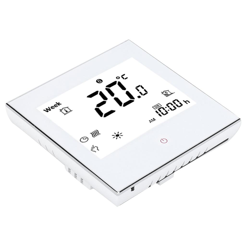Heating Room Thermostat Weekly Programmable LCD Display Touching Screen 5A AC110‑230V