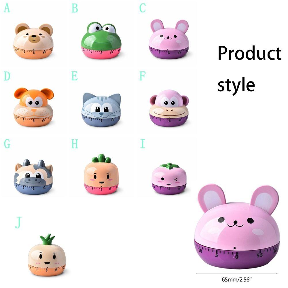 60Minutes Animal Mechanical Timer Cartoon Time Management Tool Cooking Timer  Kitchen Cooking