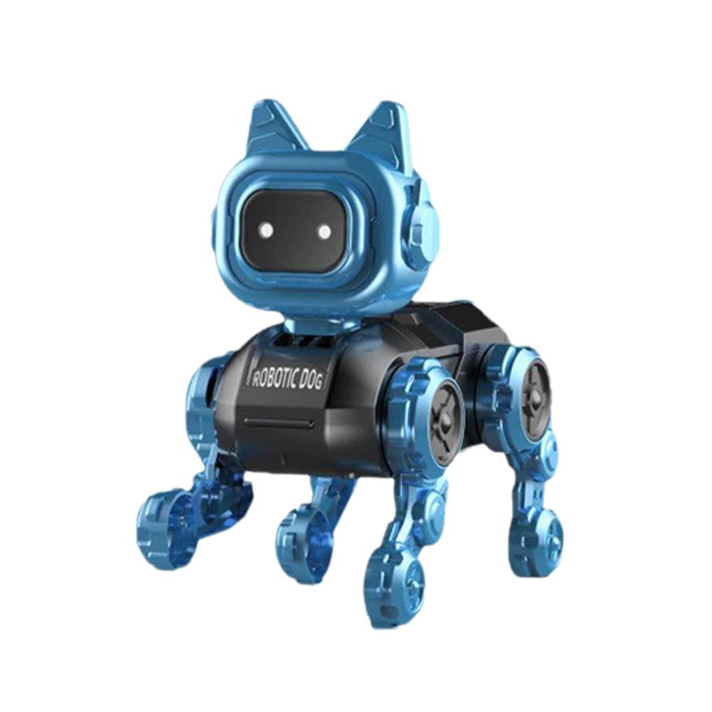 

Electric Robotic Dog Plaything Small Interactive Walking Robot Puppy For Kids Birthday Gifts Cute Electronic Pets Gold Blue Pink