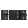 7P6959857 Red/White Light Front Driver Side Power Window Switch For Seat Alhambra 2011-2016 VW Touareg Sharan 2011-2016