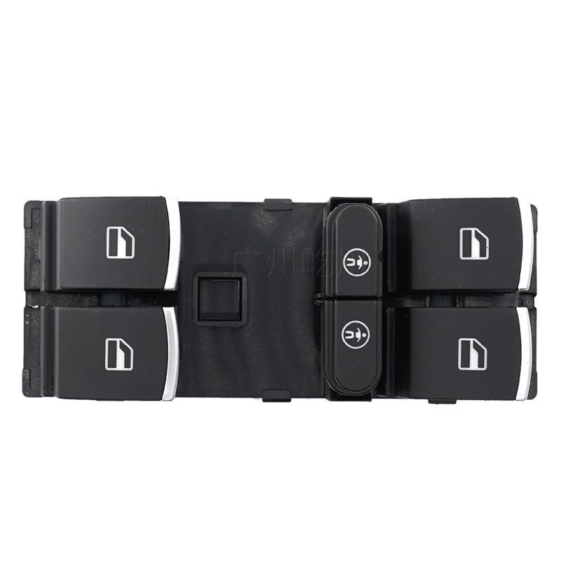 7P6959857 Red/White Light Front Driver Side Power Window Switch For Seat Alhambra 2011-2016 VW Touareg Sharan 2011-2016