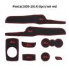 Auto Door Groove Pad Car Dust-proof Gate Slot Cushions Car Interior Dcoration Mat for Ford Fiesta 2009-2014