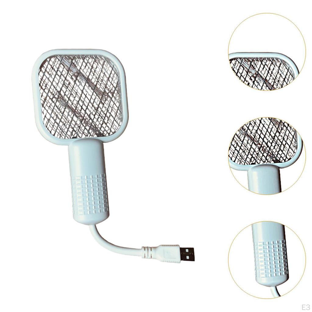 Handheld Folding Swatter Fly Electric Mosquito Killer For Patio Home Outdoor