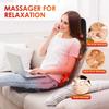 "Vibration Back Massage Mat with Heat, Back Massage Cushion Seat Massager for Chair with 5 Vibrating Modes for Home Office Use"