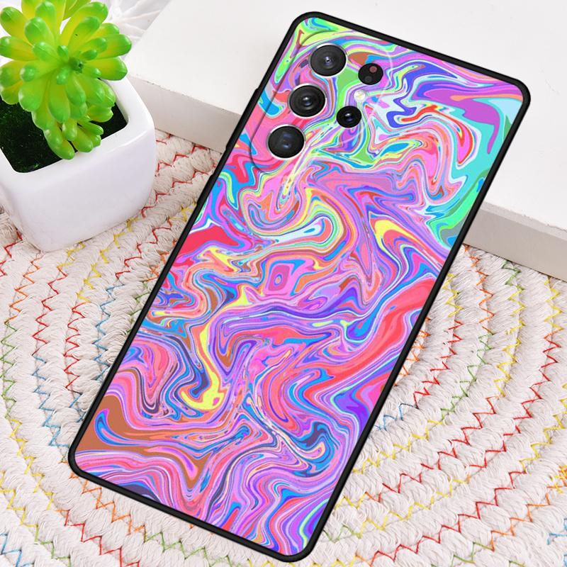 Trippy Pastel Color TPU Phone Case For Samsung Galaxy note 10 pro S26 S25 S24 S23 S22 Ultra Plus S21 FE S20 Shockproof Cover