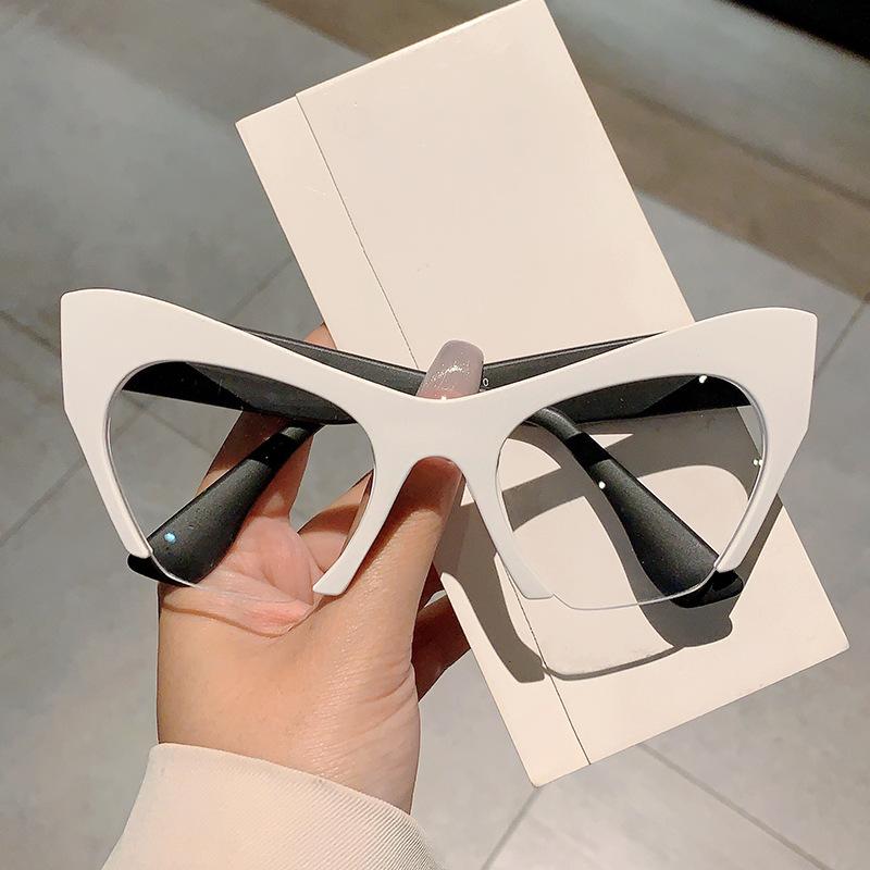 Vintage Anti Blue Light Blocking Optical Cat Eye Glasses Women Myopia Prescription Frame Luxury Brand Designer Sexy Lady Eyewear