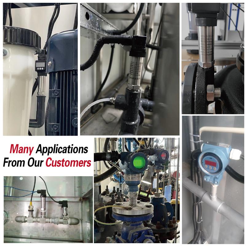 Pressure Transmitter Sensor 4-20mA 0-10V RS485 Hirschmann  Stainless Steel G1/4 NPT1/4 for Oil Water Gas High Accuracy 0-600bar