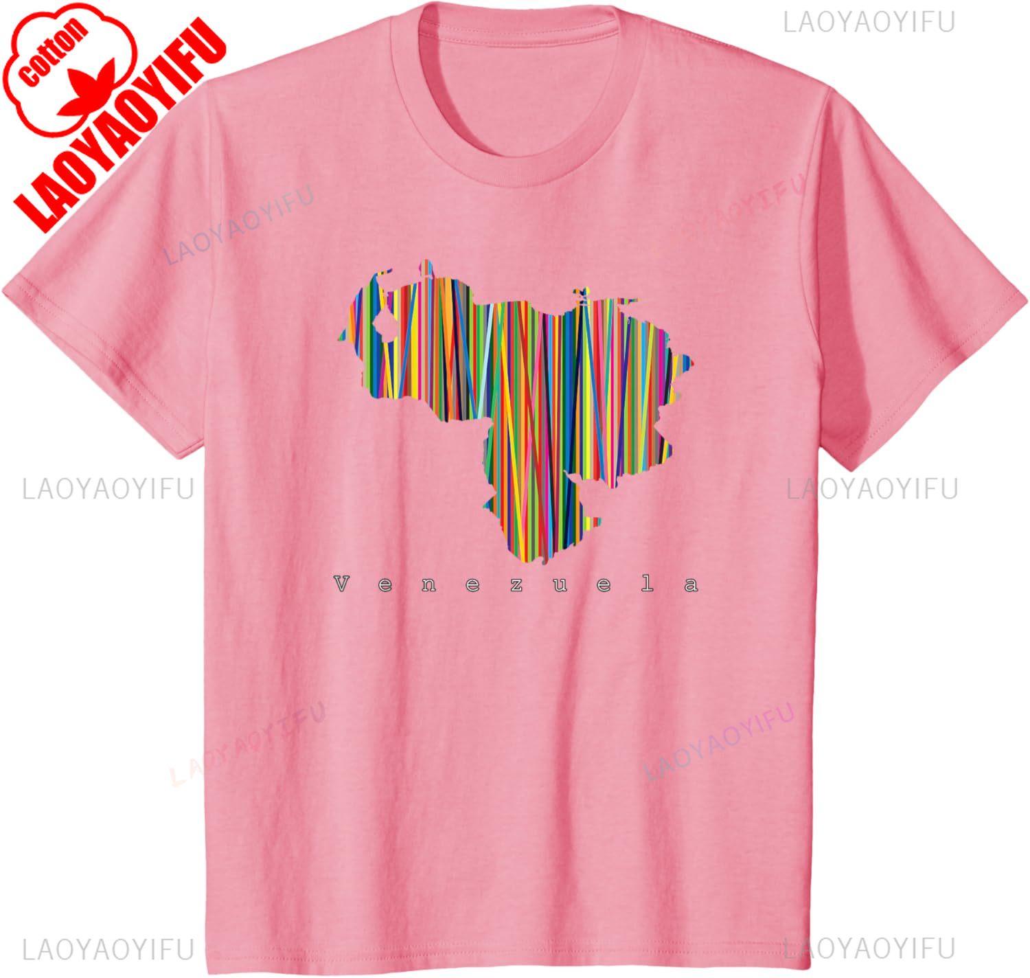 2026 Mapa De Venezuela TShirt Vintage Accessories Ropa Mujer T Shirt Unisex Clothes Oneck Tops Y2K Shirts for Women Clothing S