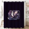 Ocean Mermaid Shower Curtain Fantasy Sea Mythology Bathroom Decor Waterproof Set Vintage Coastal Home Textile Art