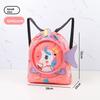 Kids Wet Dry Separation Swim Bag With Large Capacity And Cartoon Design For Bath And Travel