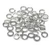 50Pcs Split Rings Assorted Fishing Split Rings Stainless Fishing Tackle Rings
