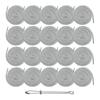 Uxcell 20pcs Trouser Waist Drawstring for Women Men Sports Pants Drawstring Cords Belt Rope String Sweater Hat Round Rope DIY