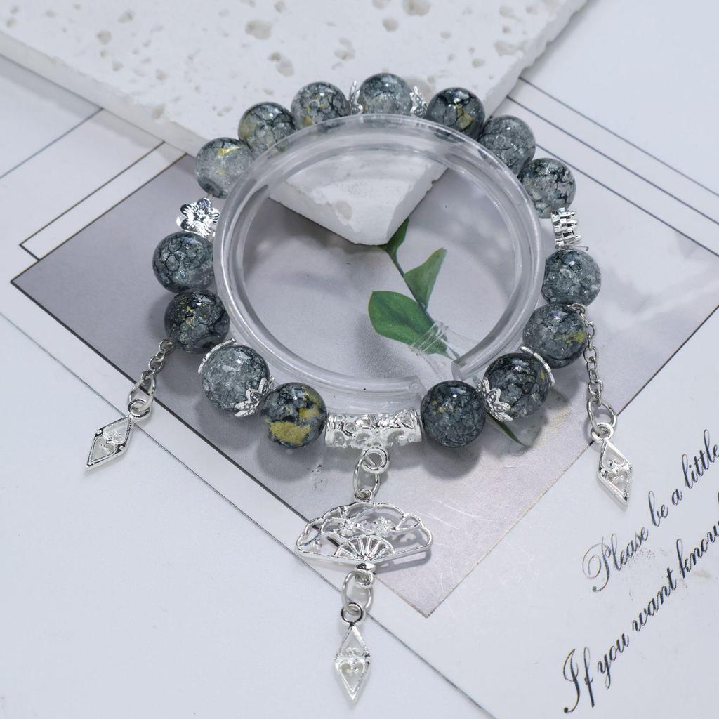 Mori Style Mermaid Crystal Bracelet – Versatile Niche Design for Women, Ideal for Students and Best Friends