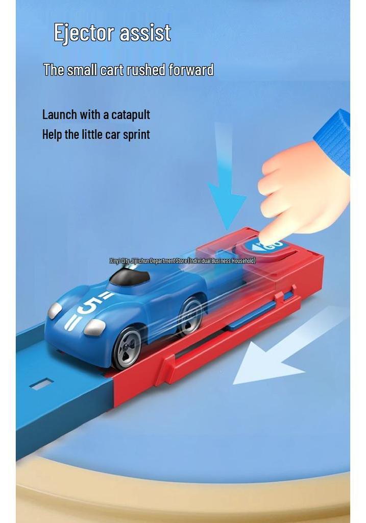 Kids' DIY Racing Car Slide Track Educational Assembly Toy